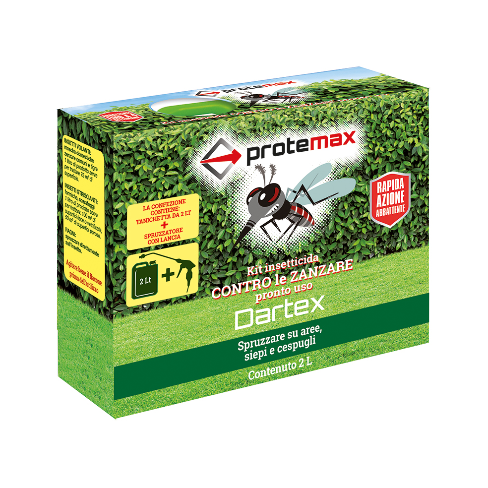 DARTEX - KIT INSETTICIDA ANTI ZANZARE PRONTO USO