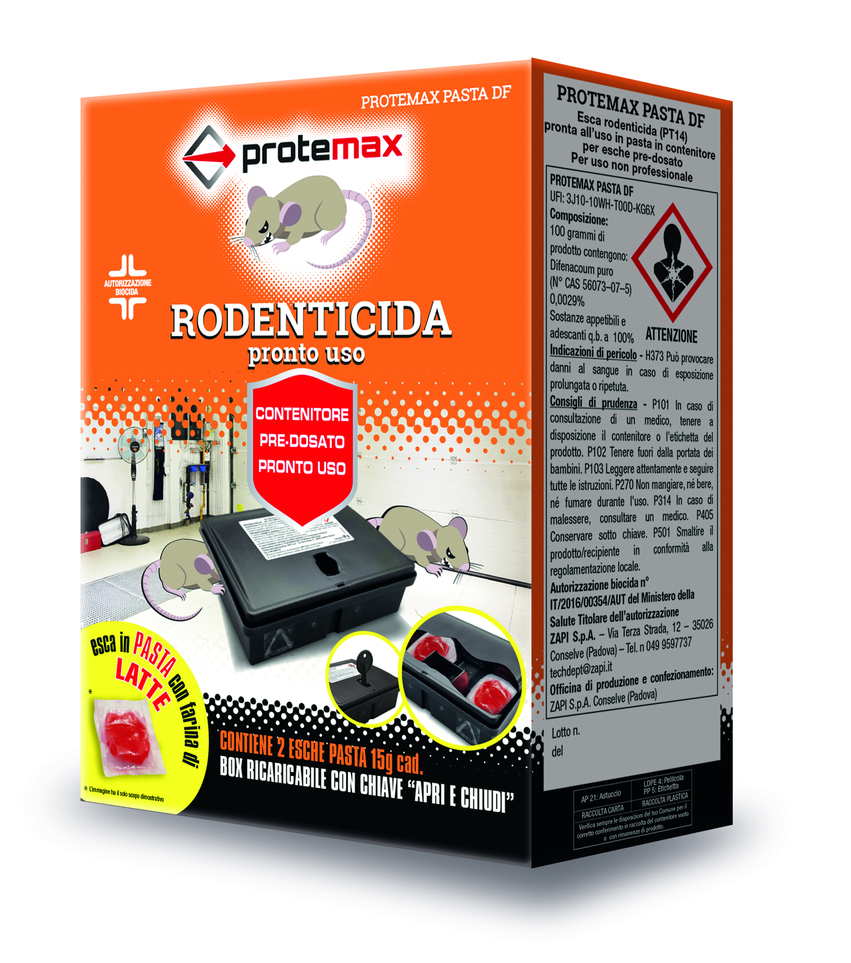 PROTEMAX PASTA DF CONTENITORE PRE-DOSATO