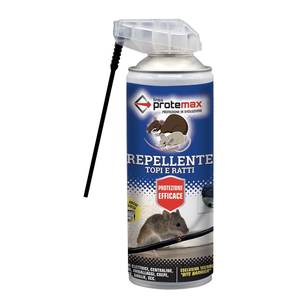 Spray Repellenti Topi e Ratti per Interni e Cavi Elettrici